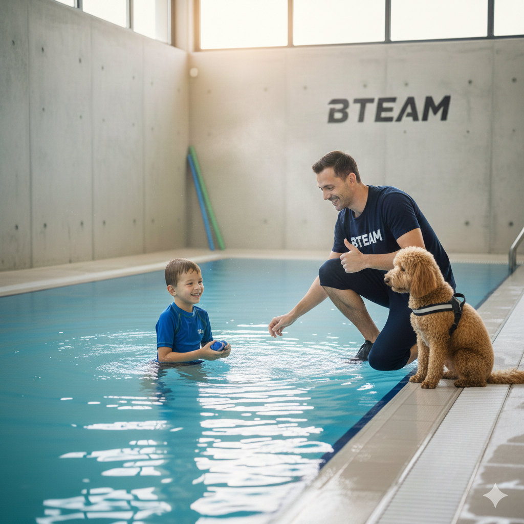 המים, הכלב והילד: השילוב המנצח שמשנה חיים ב-BTEAM גדרה