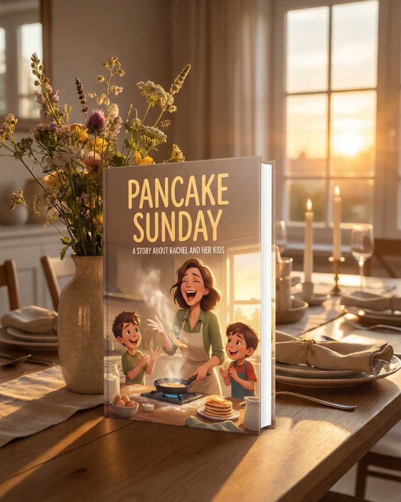 AI-generated personalized story starring mom as the hero