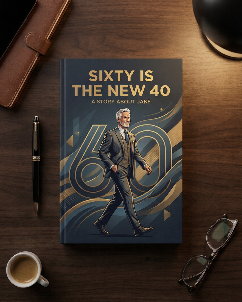 Sixty Is The New 40 - A personalized 60th birthday book for Jake