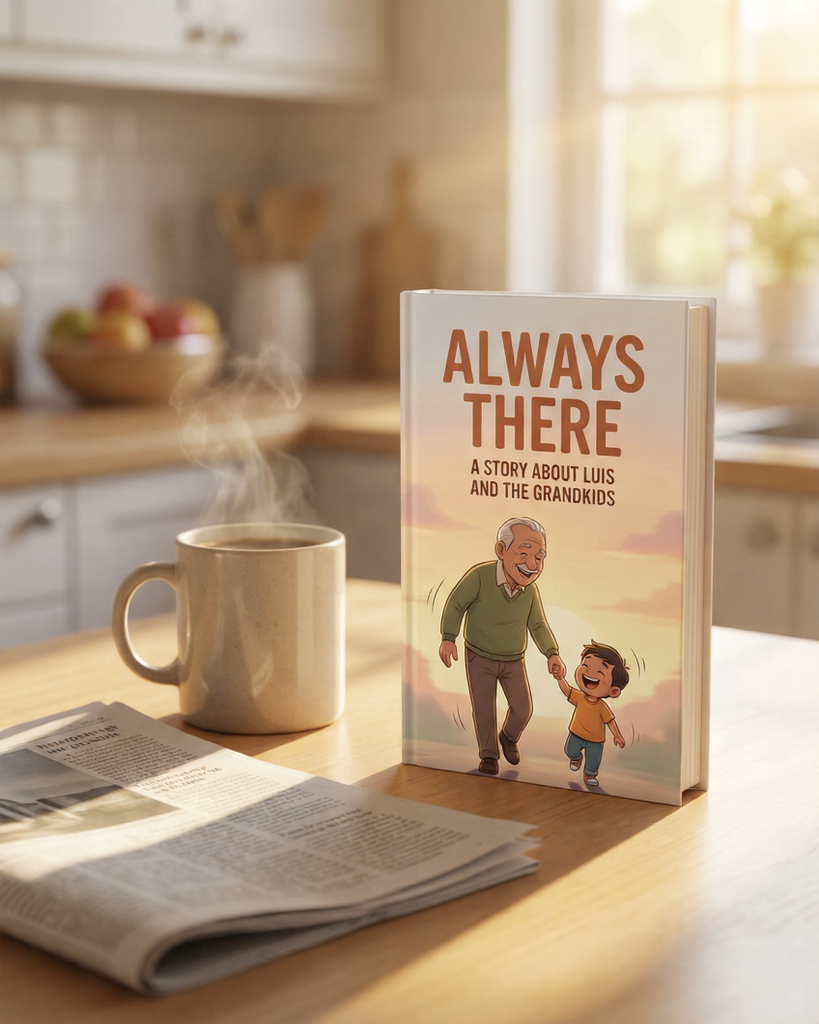 Personalized grandfather book cover - birthday gift for grandpa