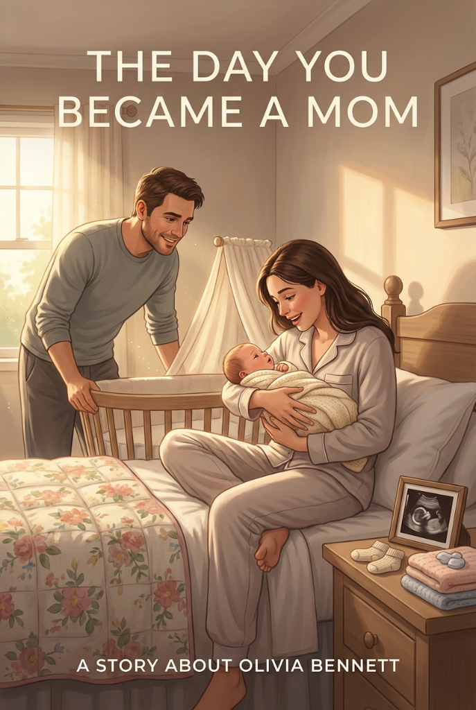 The Day You Became a Mom — a personalized Love to mom book for Olivia Bennett
