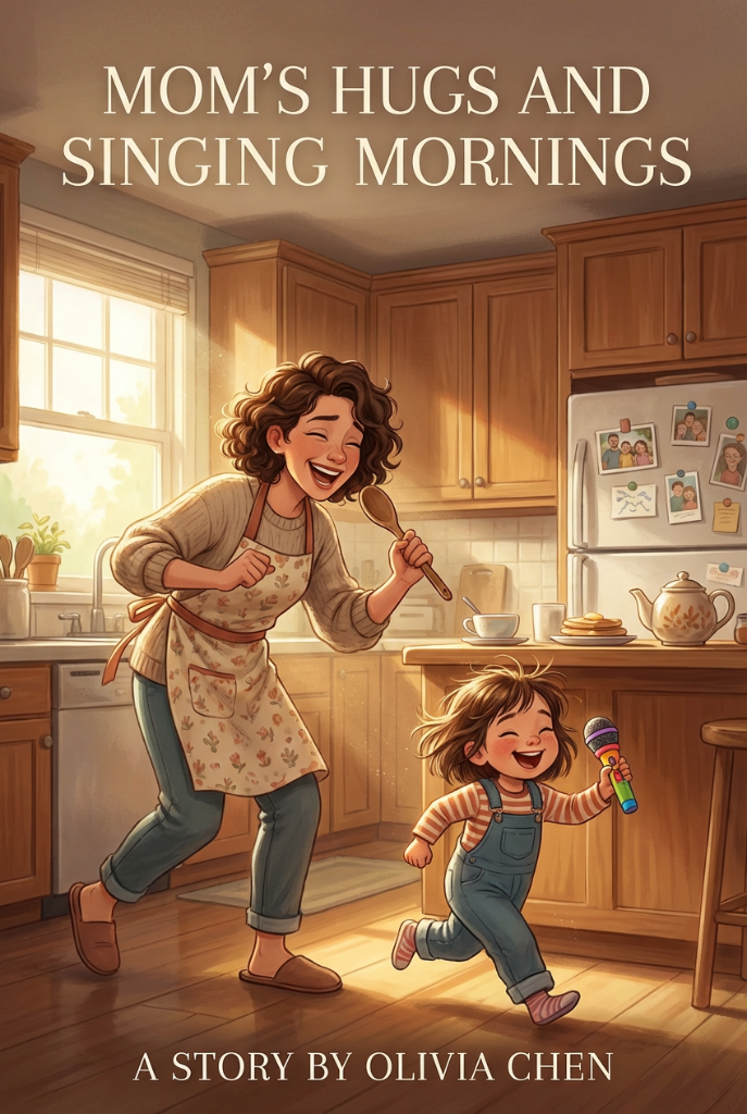 Mom's Hugs and Singing Mornings Mother's Day book cover