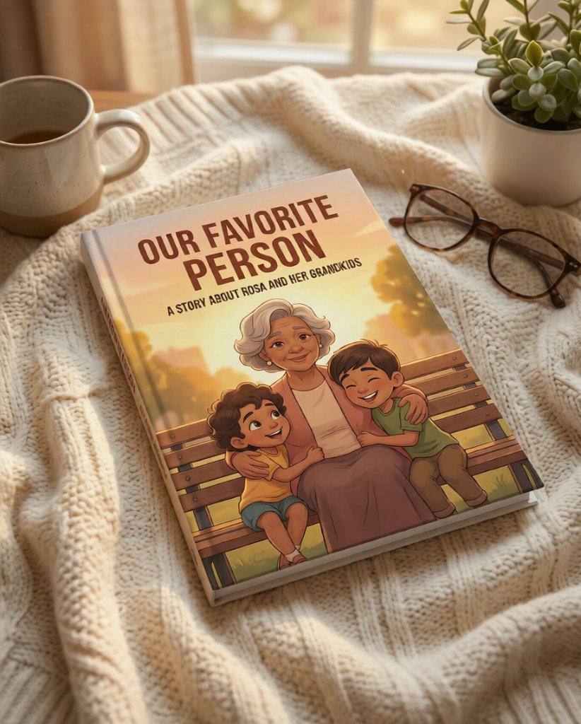Personalized book for grandma - milestone birthday gift