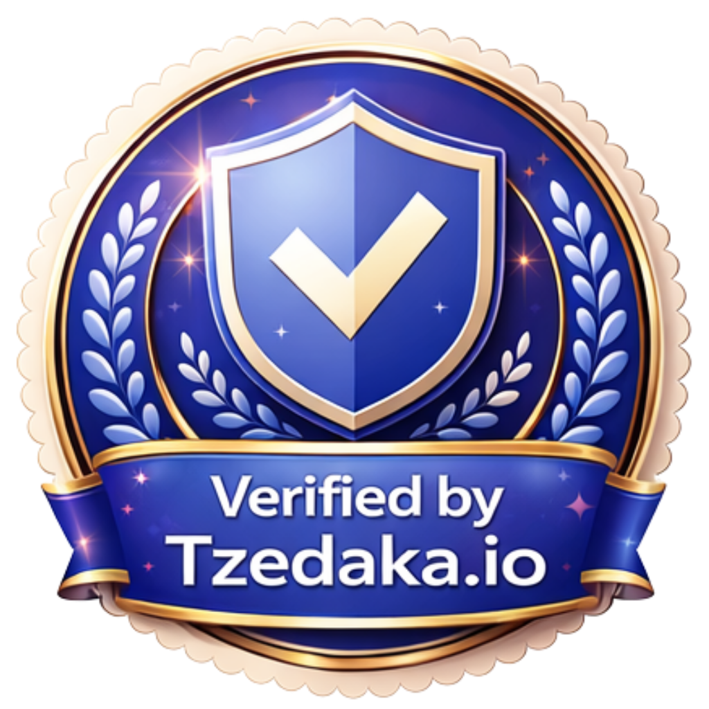 Verified by Tzedaka.io
