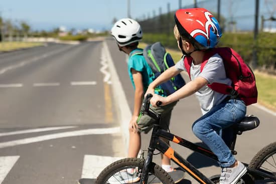 Kids at a crossing