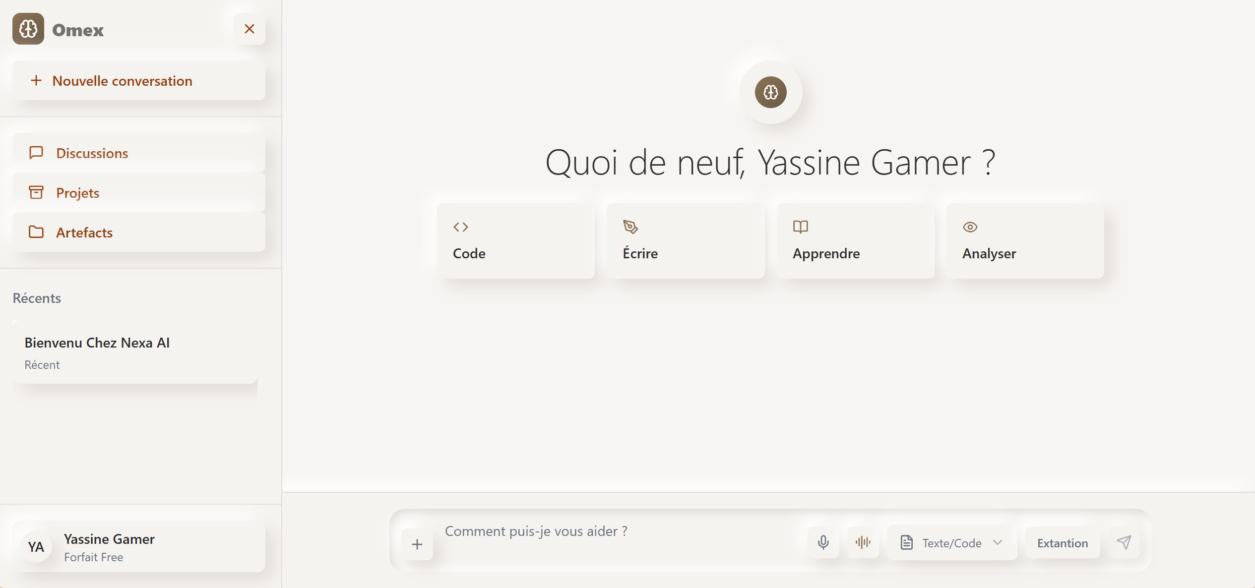 Omex-v5 template preview