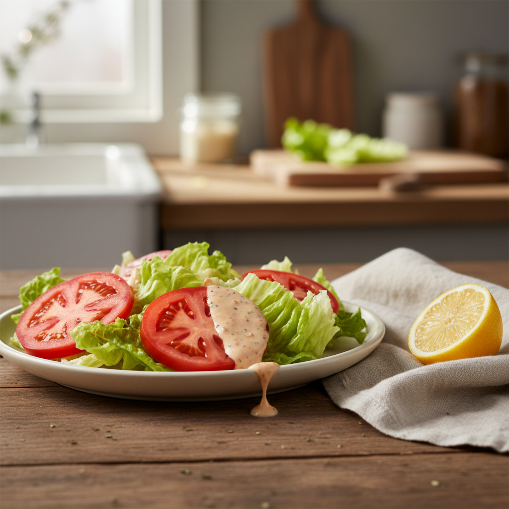 Garden Salad with Miracle Madness Dressing