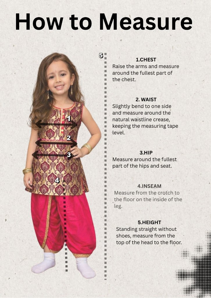 How to Measure - kids sizing
