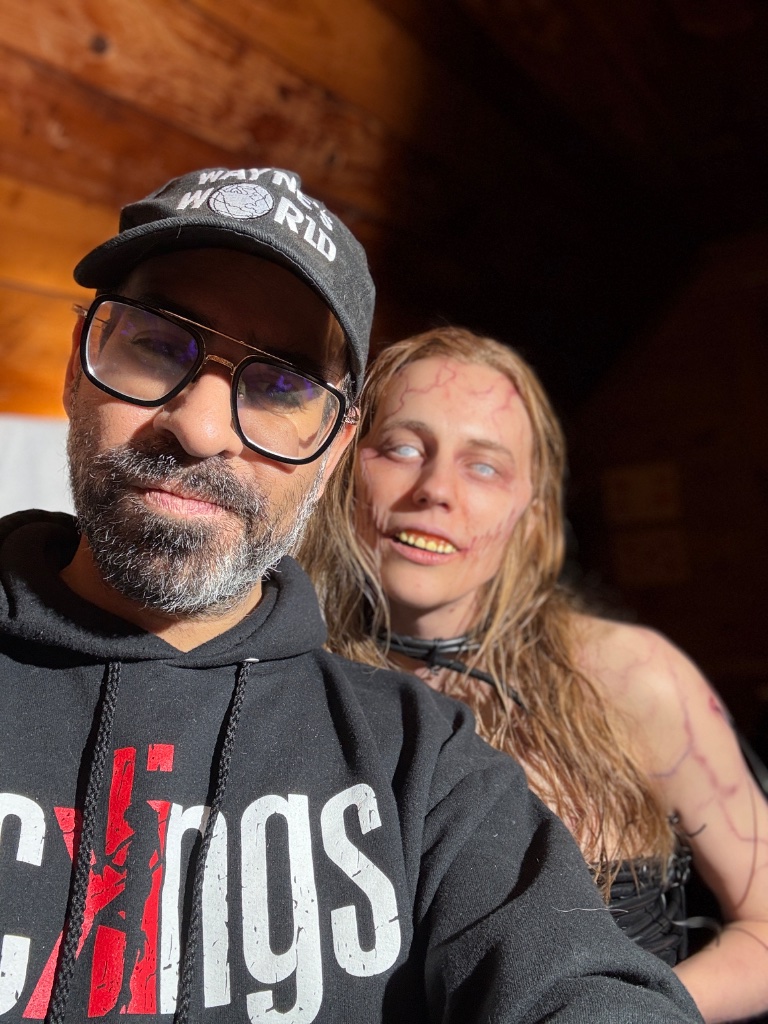 Behind the scenes with filmmaker Usher Morgan on set