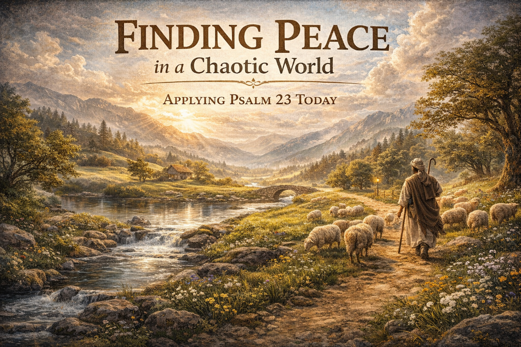 Finding Peace in a Chaotic World: Applying Psalm 23 Today
