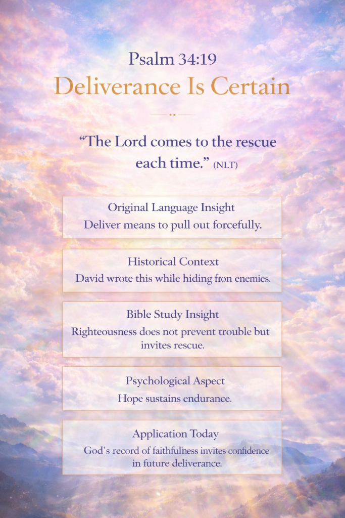 Deliverance Is Certain