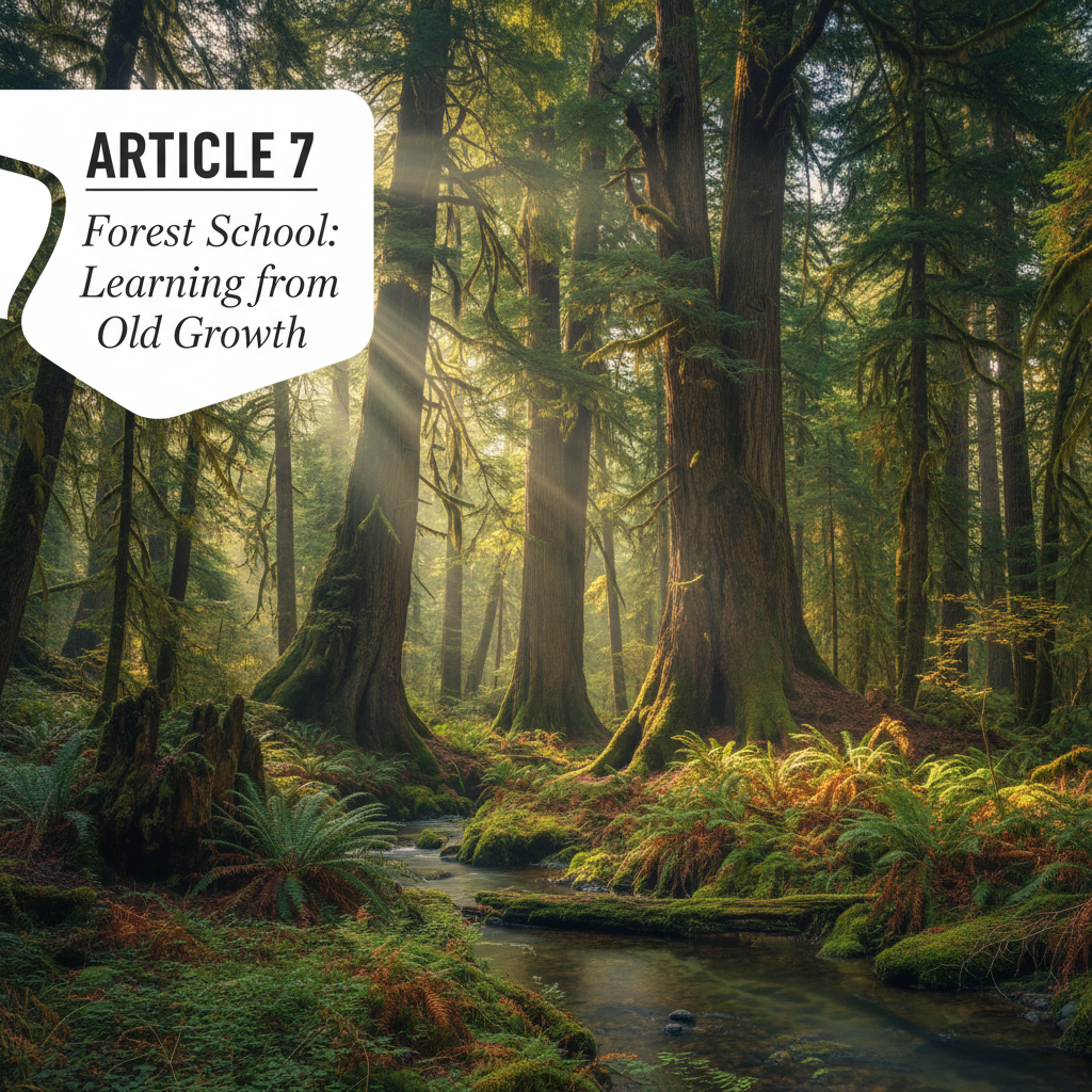Article 7: Forest School: Learning from Old Growth