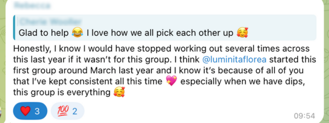 Community support