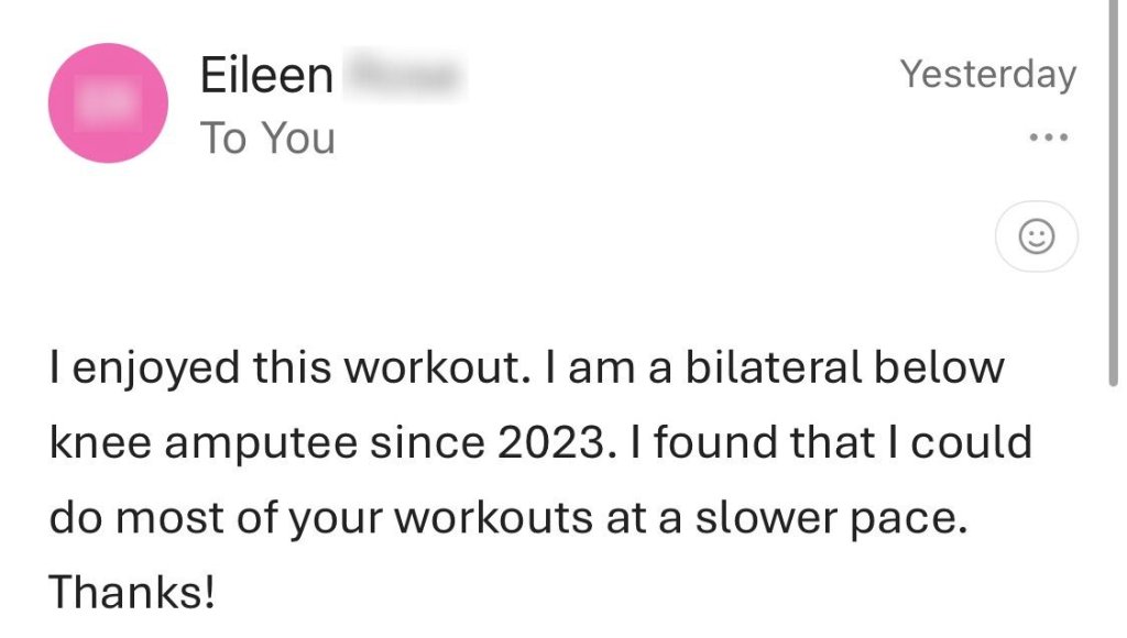 Message from Eileen