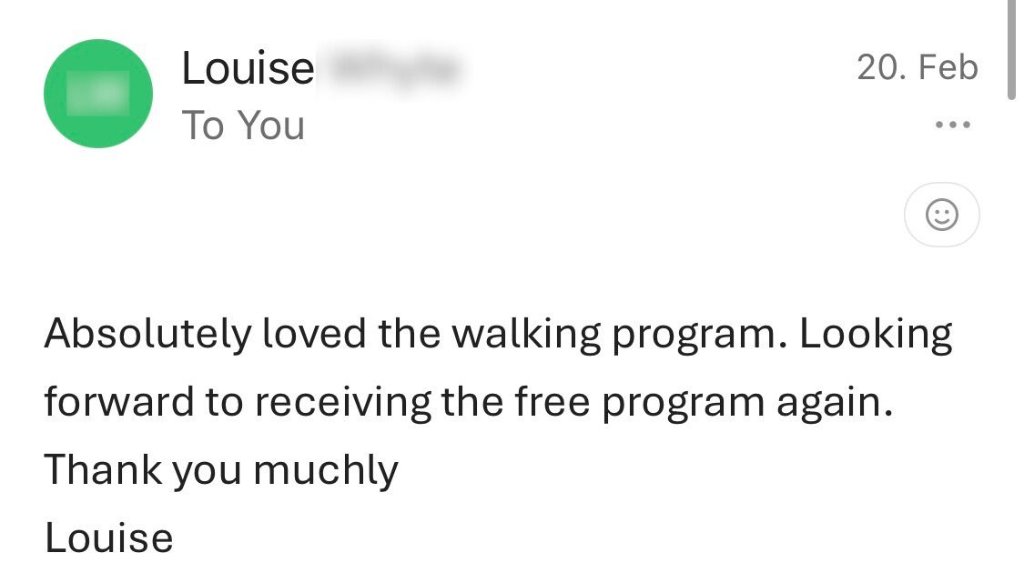 Message from Louise