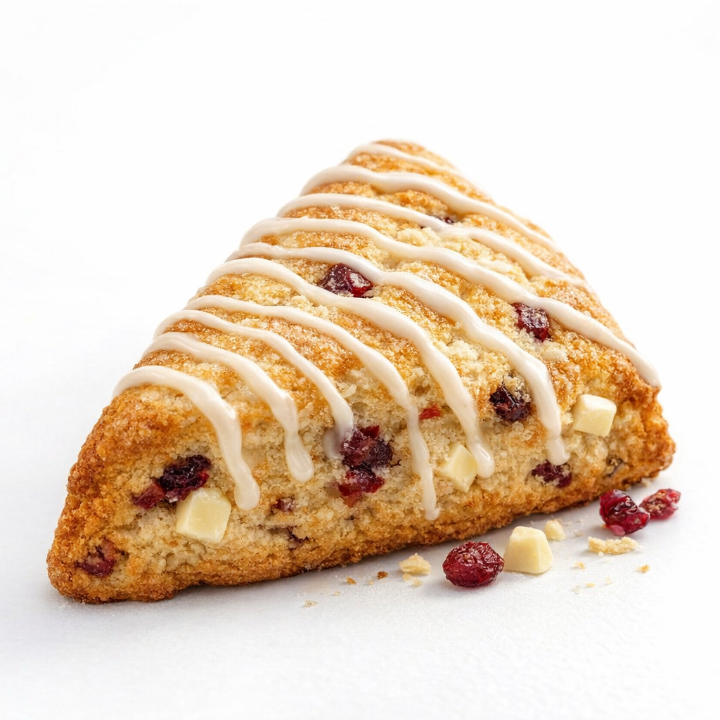 White Chocolate-Cranberry Scone