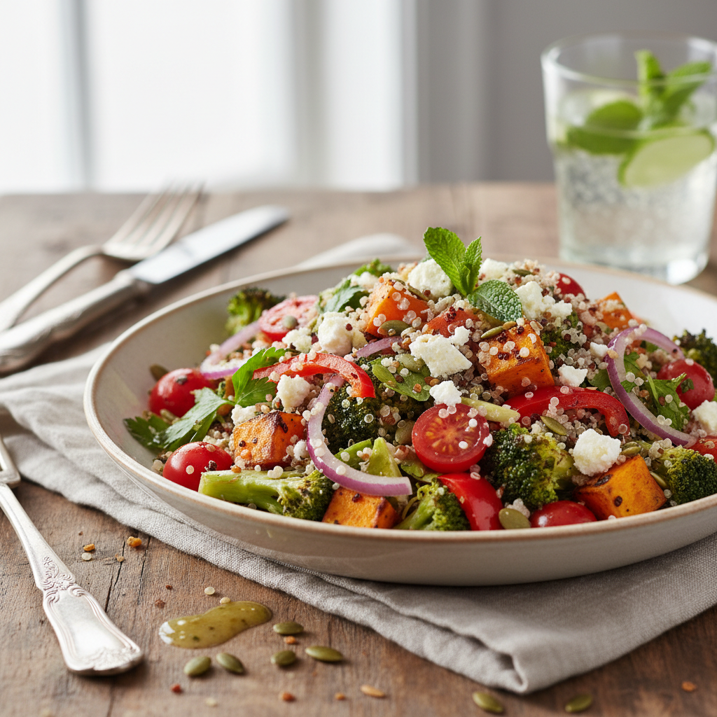 Quinoa-Salat mit Gemüse