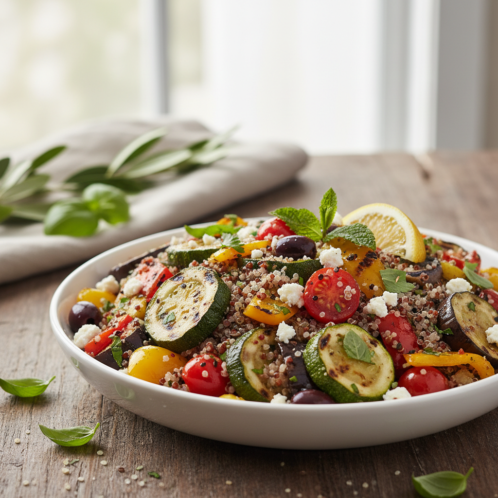Mediterrane Quinoa-Bowl