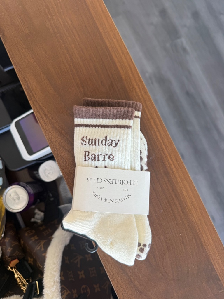 Sunday Barre Grip Socks