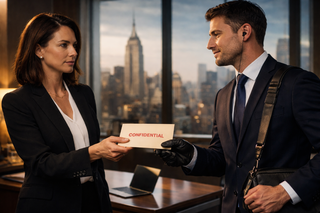 Professional document handover