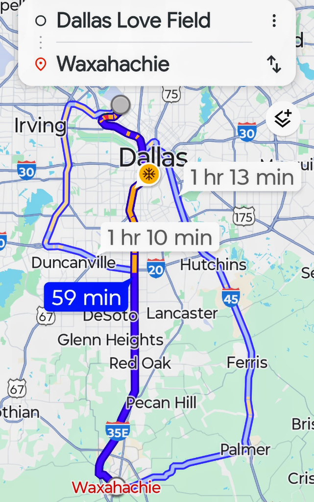 Ride map
