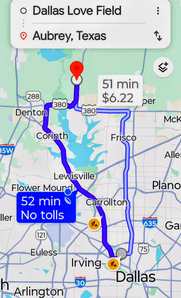 Ride map