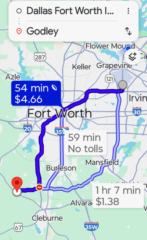 Ride map