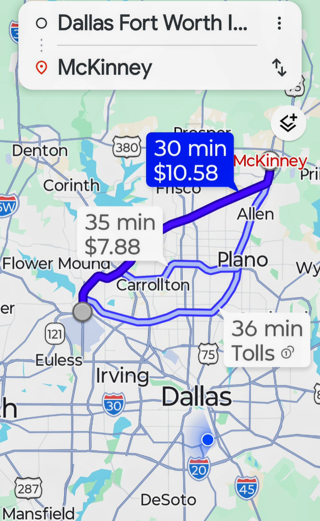 Ride map