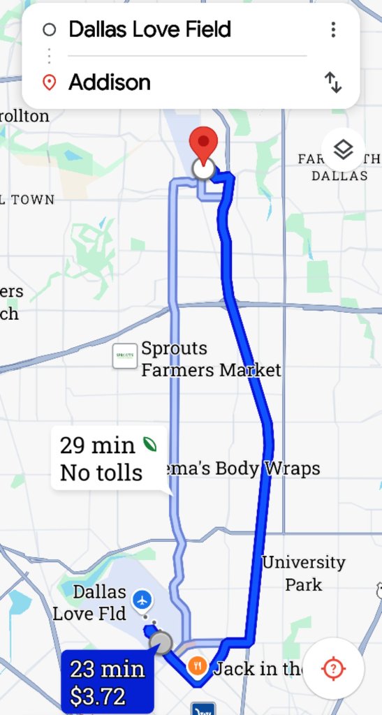 Ride map