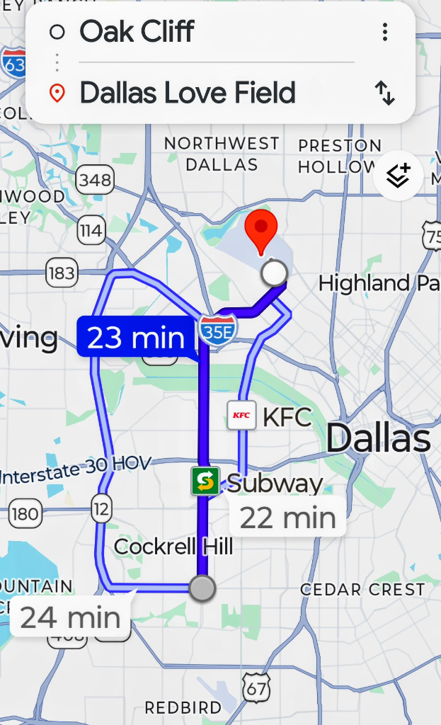 Ride map