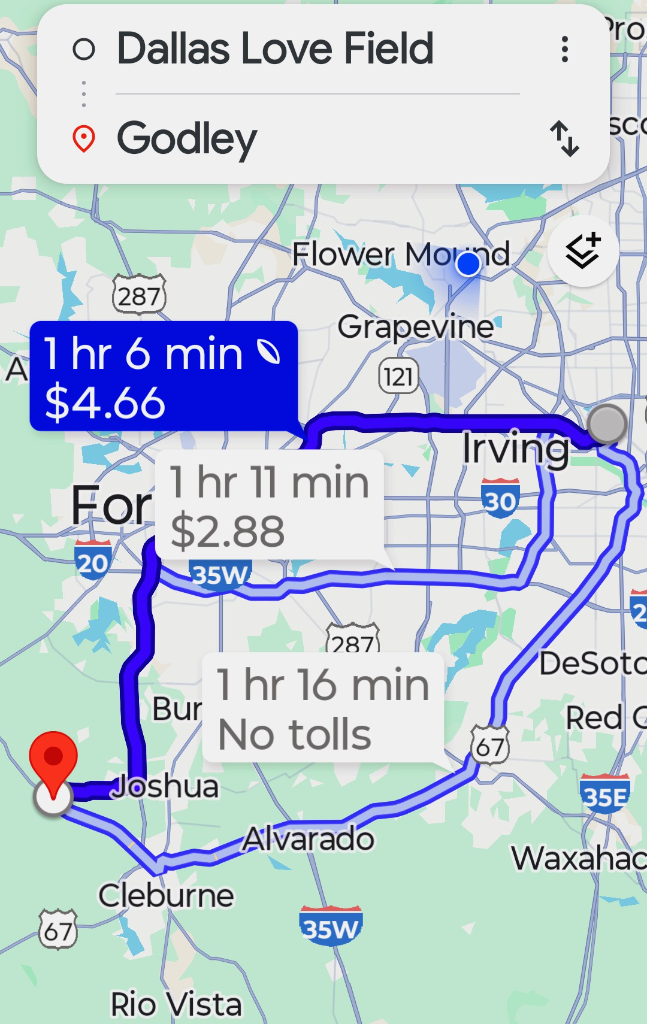 Ride map