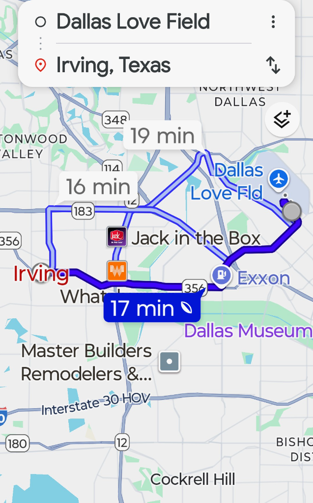 Ride map