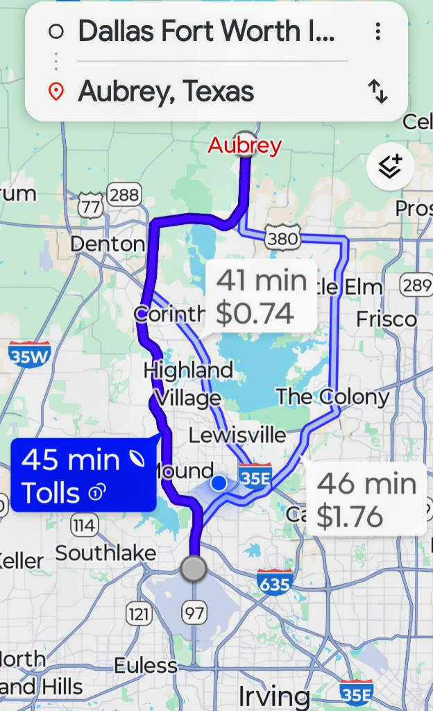 Ride map