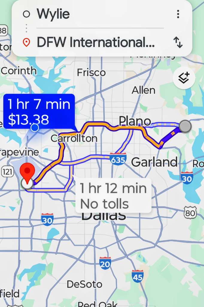Ride map