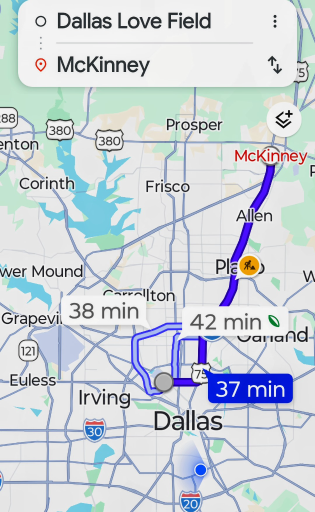 Ride map