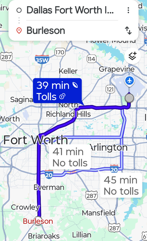 Ride map