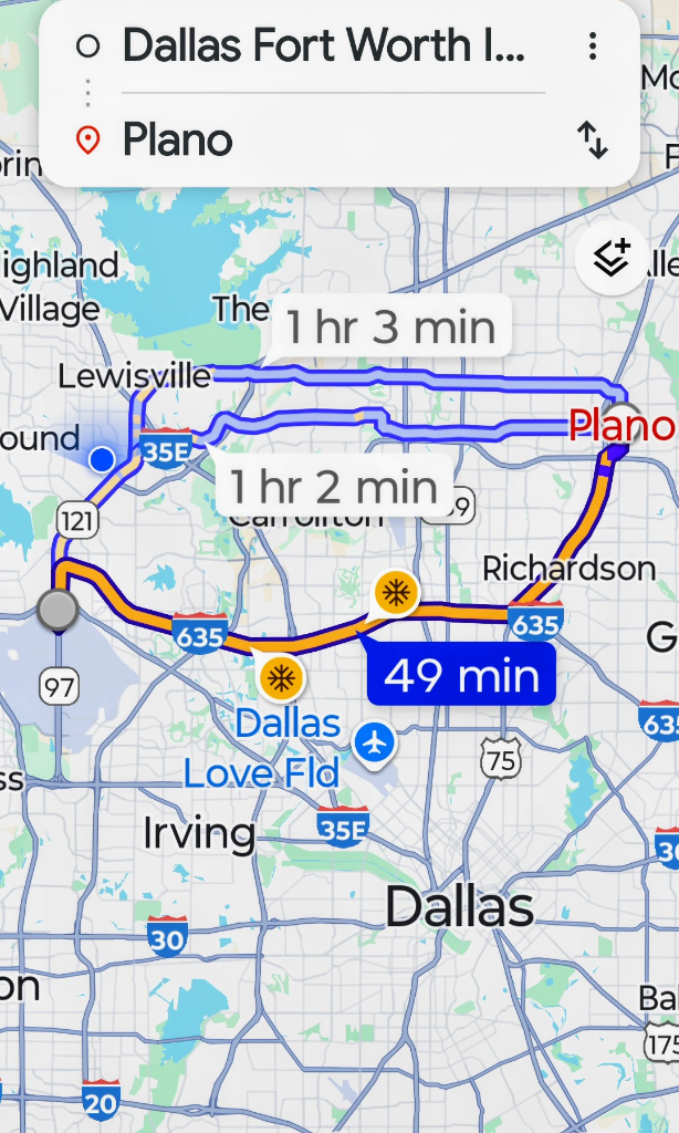 Ride map