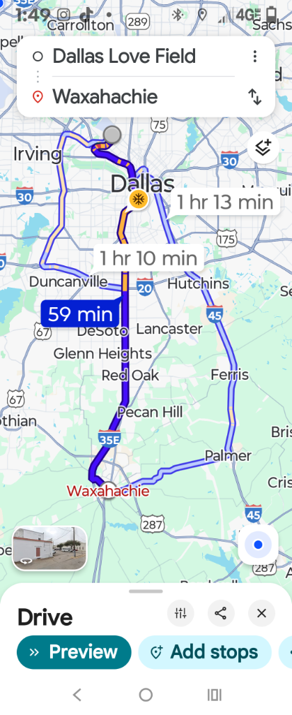 Ride map