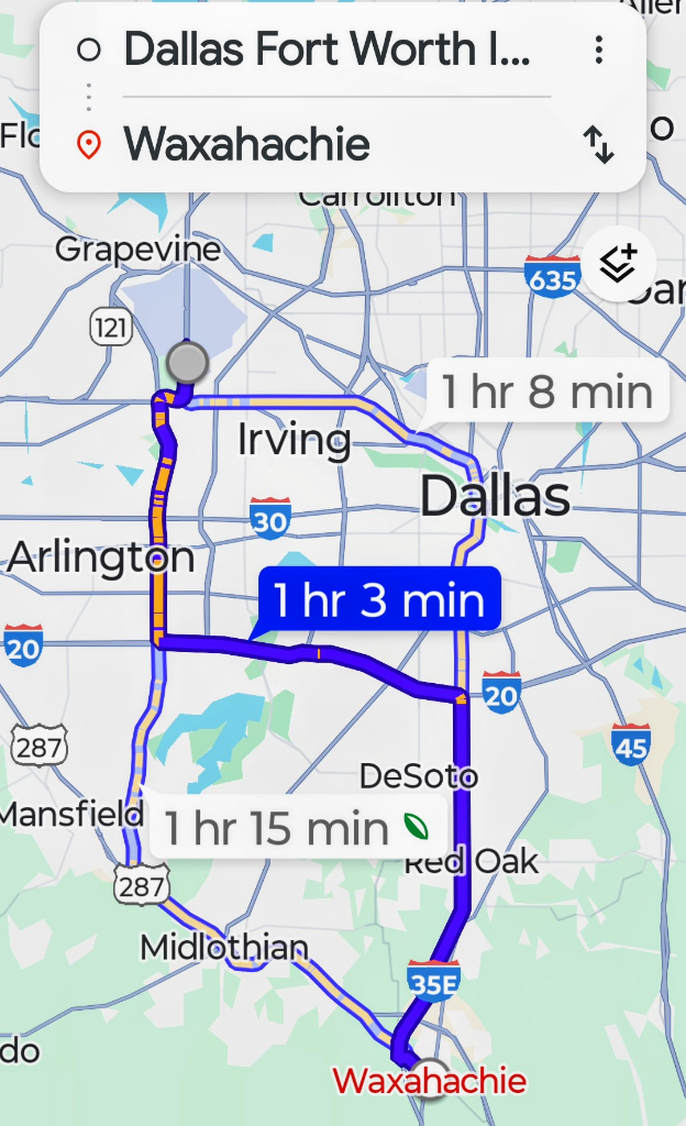 Ride map