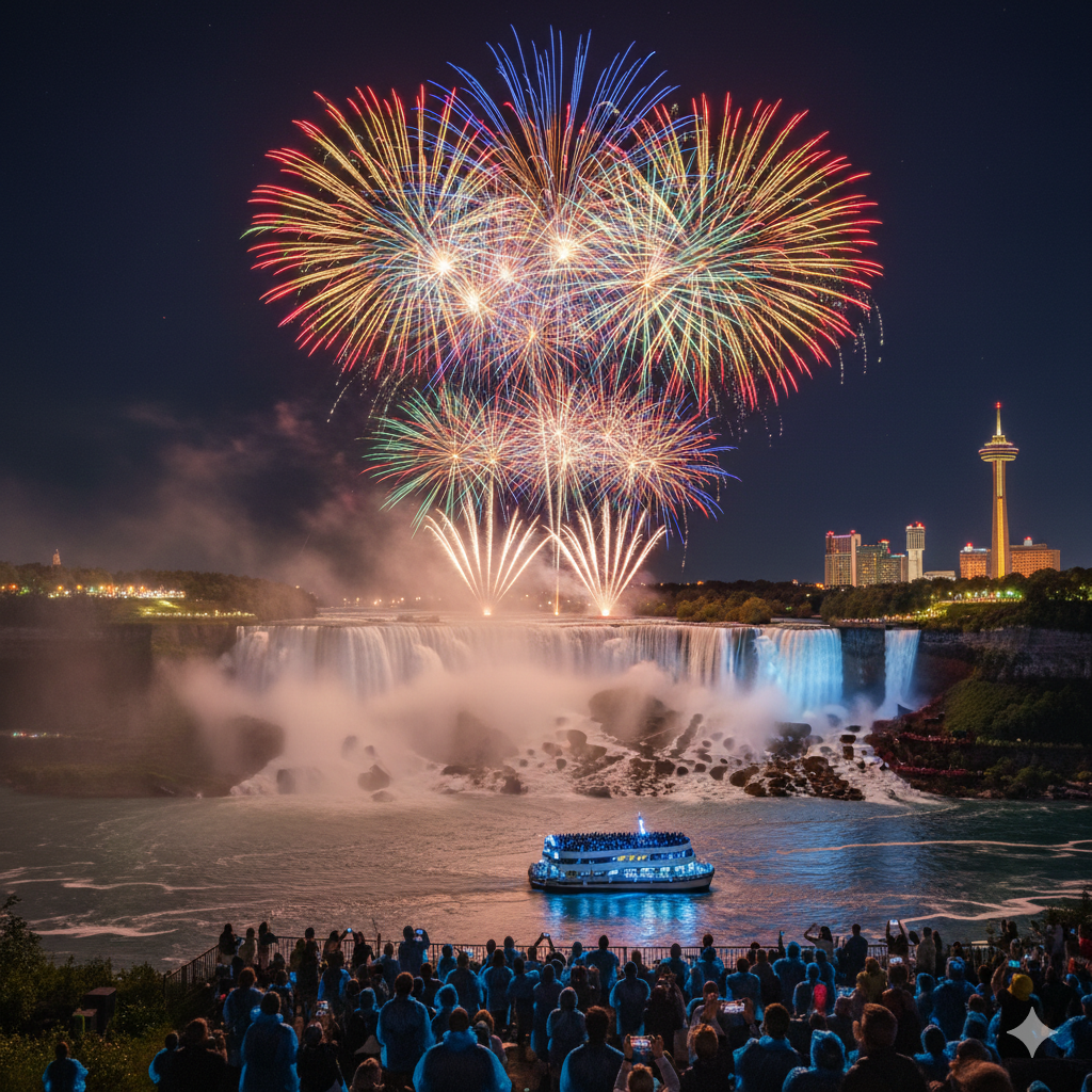 Niagara Falls Fireworks
