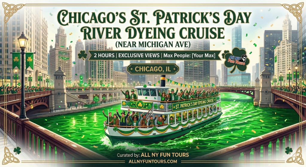 Chicago's St. Patrick's Day River Dyeing Cruise (Near Michigan Ave)