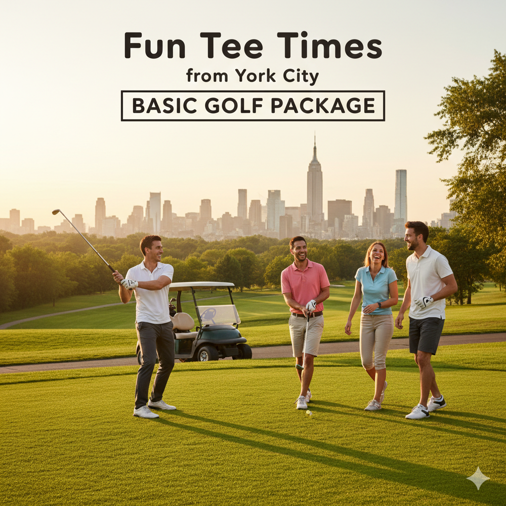Fun Tee Times - from New York City : Basic Golf Package