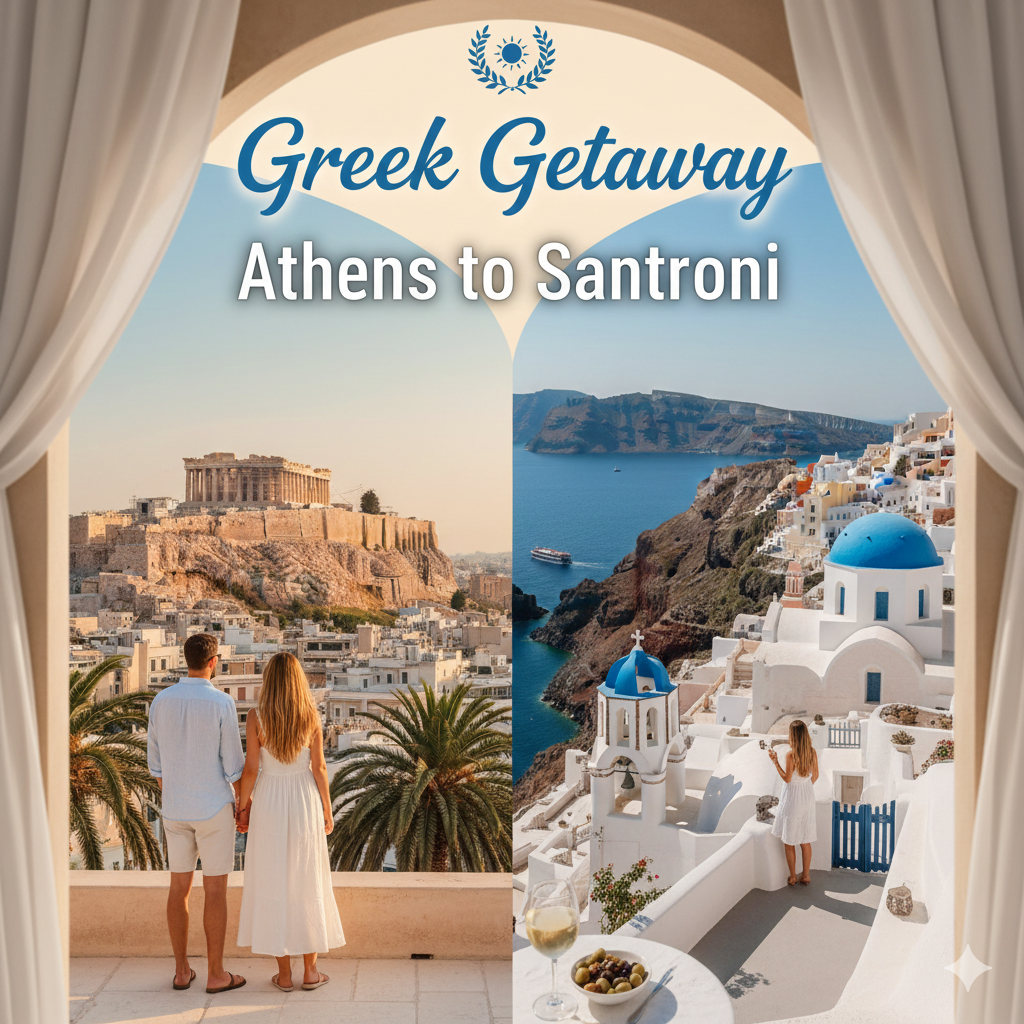 Greek Getaway - Athens to Santorini