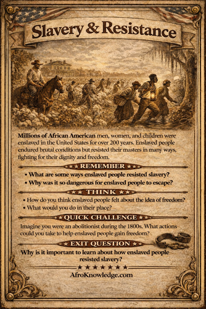 Slavery & Resistance
