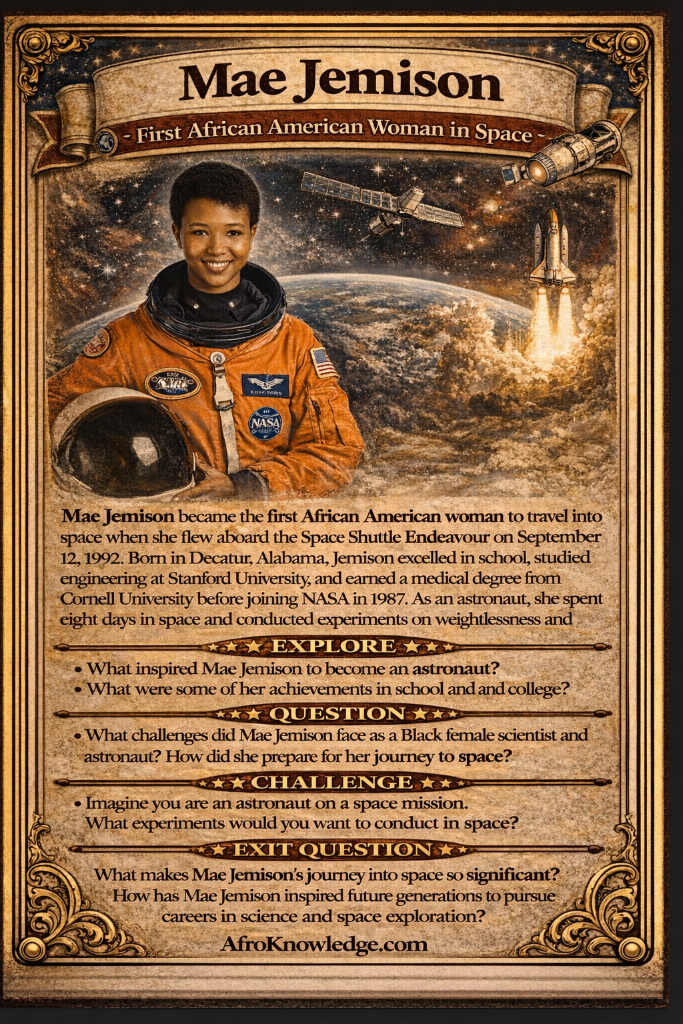 Mae Jemison - First Black Woman in Space (1992)