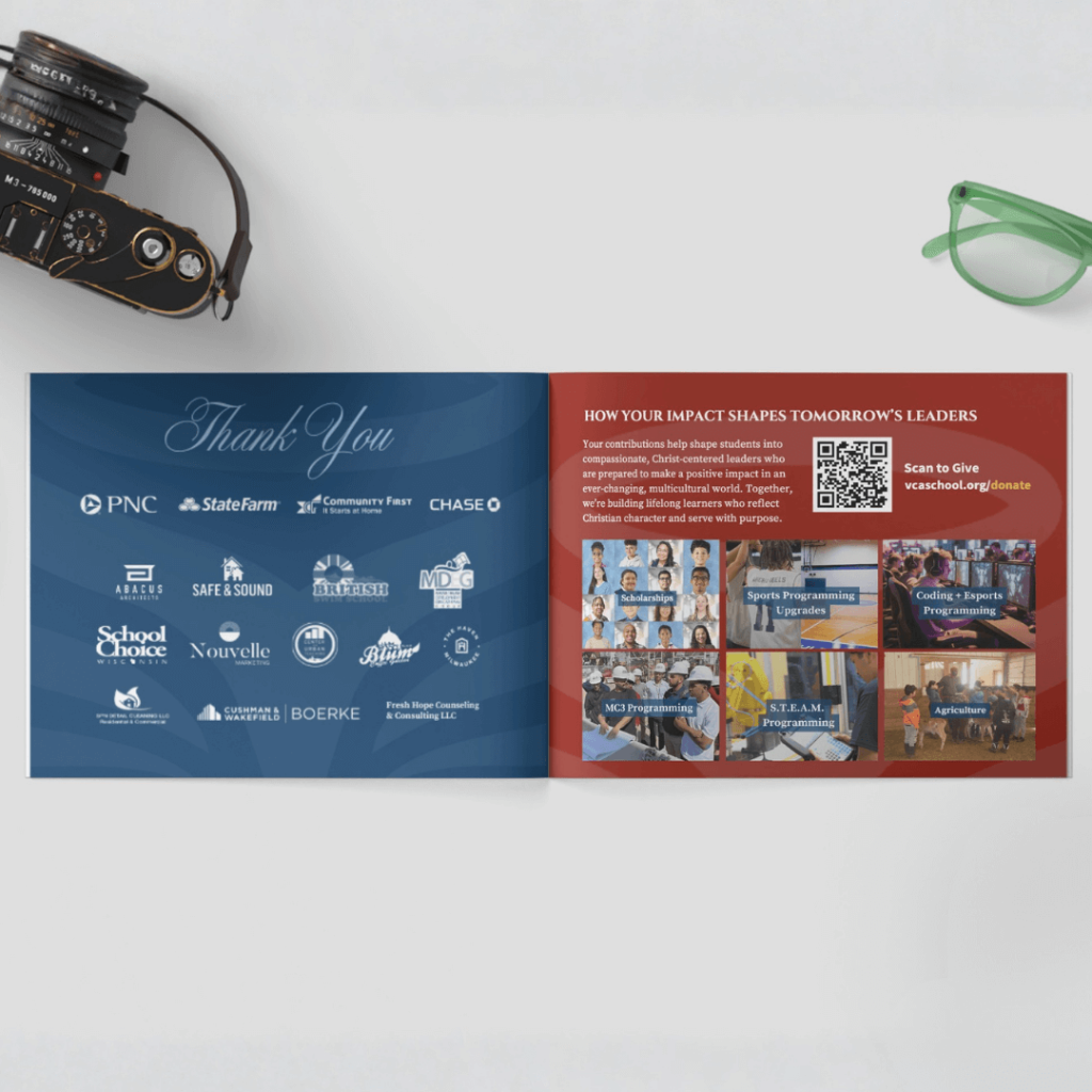 Print campaigns and annual reports for nonprofit fundraising