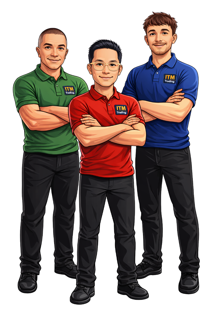 ITM Trading Team - Mark, Alan, and Ewan