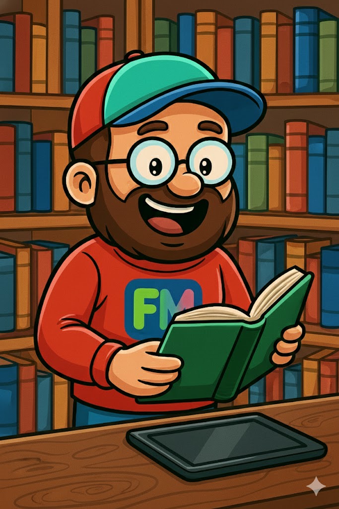 Meme Master Mike in the Library