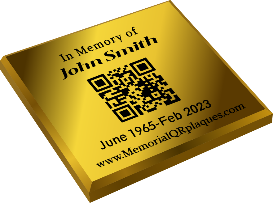 Brass memorial plaque