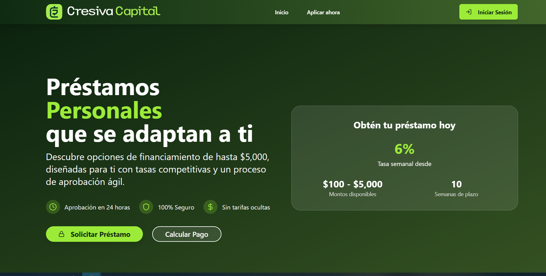 cresiva capital template preview